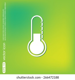 thermometer icon. temperature symbol
