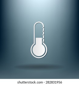 thermometer icon . temperature symbol