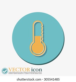 thermometer icon. temperature symbol