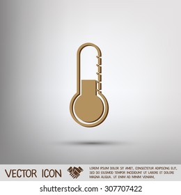 thermometer icon. temperature symbol