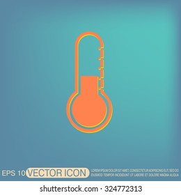 thermometer icon. temperature symbol