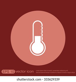 thermometer icon. temperature symbol