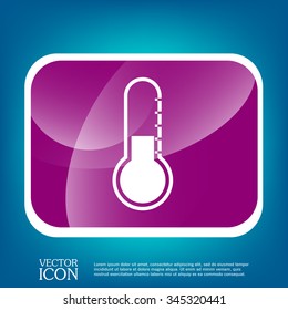 thermometer icon. temperature symbol