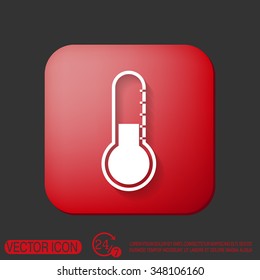thermometer icon. temperature symbol