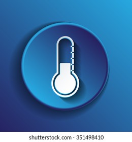 thermometer icon. temperature symbol