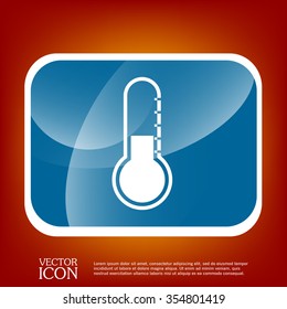 thermometer icon. temperature symbol