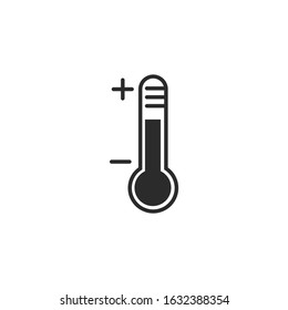 Thermometer Icon template color editable. Thermometer symbol vector sign isolated for graphic and web design.
