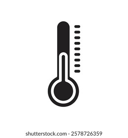 Thermometer Icon Thin line art collection