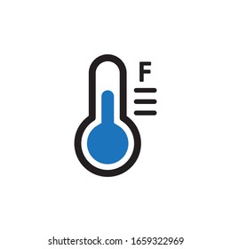 Thermometer Icon In Trendy  Design Vector Eps 10