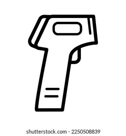 Thermometer icon in trendy vector design illustration 