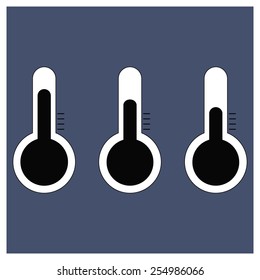 thermometer icon vector