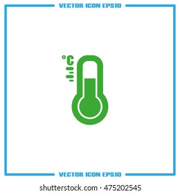 thermometer icon vector