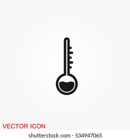 Thermometer icon vector