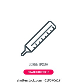 Thermometer icon, vector