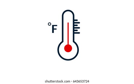 thermometer icon vector