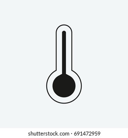 thermometer icon vector