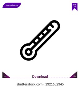thermometer icon vector . Best modern, simple, isolated, application ,ecology icons, logo, flat icon for website design or mobile applications, UI / UX design vector format