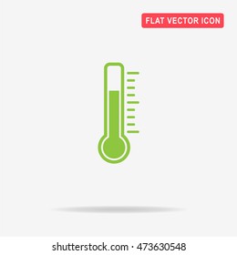Thermometer icon. Vector concept illustration for design.