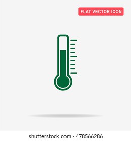Thermometer icon. Vector concept illustration for design.