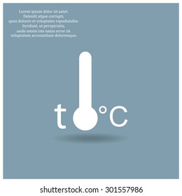 Thermometer. icon. vector design