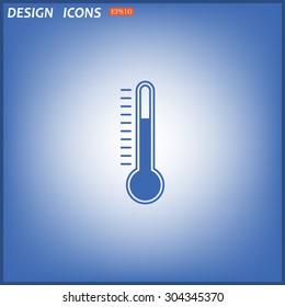 Thermometer. icon. vector design