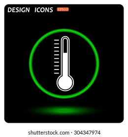 Thermometer. icon. vector design