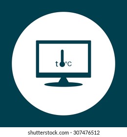 Thermometer. icon. vector design