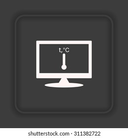 Thermometer. icon. vector design