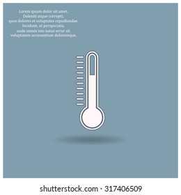 Thermometer. icon. vector design