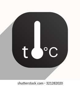 Thermometer. icon. vector design