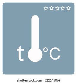 Thermometer. icon. vector design