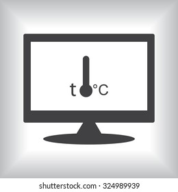 Thermometer. icon. vector design