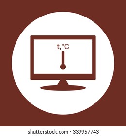 Thermometer. icon. vector design