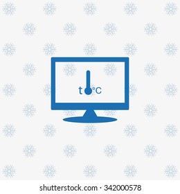 Thermometer. icon. vector design