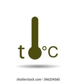 Thermometer. icon. vector design