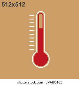 Thermometer. icon. vector design