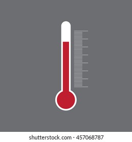 Thermometer icon vector design element