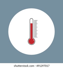 Thermometer icon vector design element