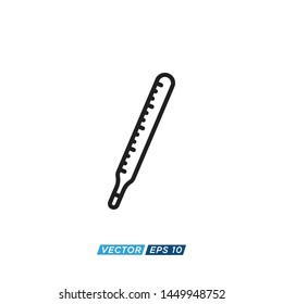 Thermometer Icon Vector Design Illustration 