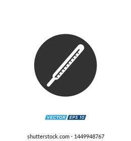 Thermometer Icon Vector Design Illustration 