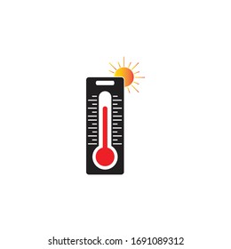 thermometer icon vector design illustration 