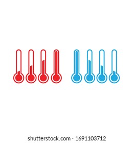 ilustración de diseño vectorial de icono termómetro 