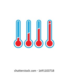 thermometer icon vector design illustration 