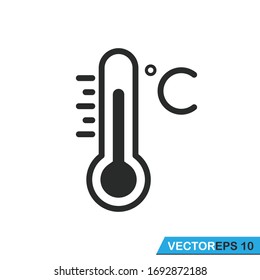 thermometer icon vector design illustration