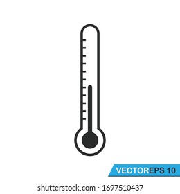 ilustración de diseño vectorial de icono termómetro