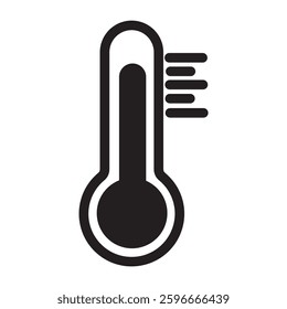 thermometer icon vector design illustration. 10 EPS