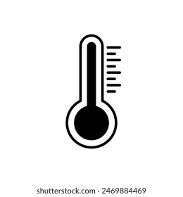 thermometer icon vector design isolated on white background