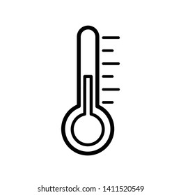 Thermometer icon vector design template