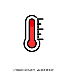 thermometer icon vector design templates 