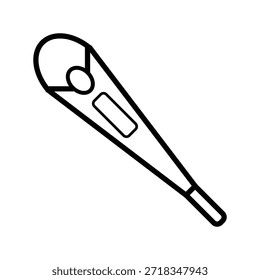Plantillas de diseño de Vector de icono de termómetro simples y modernas